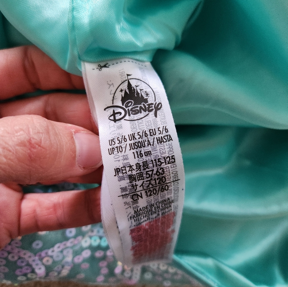 Ariel Fancy Dress For Girls- The Little Mermaid size 5/6 disney - Picture 2 of 5
